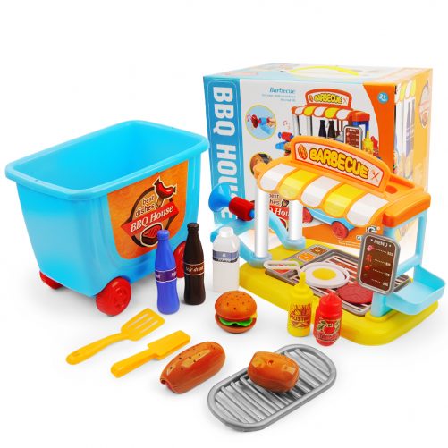 Kids BBQ Grill Toy Kitchen Set