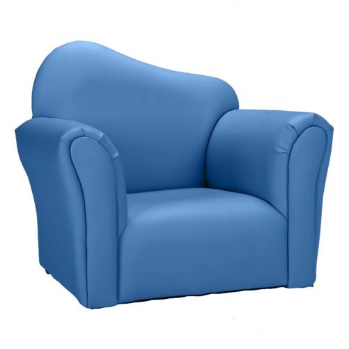 Children Single Sofa Bent Back Blue
