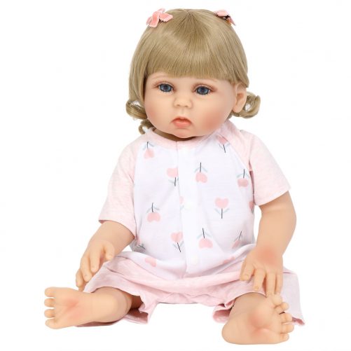 18 Inches Pink And White Flower Pajamas Baby