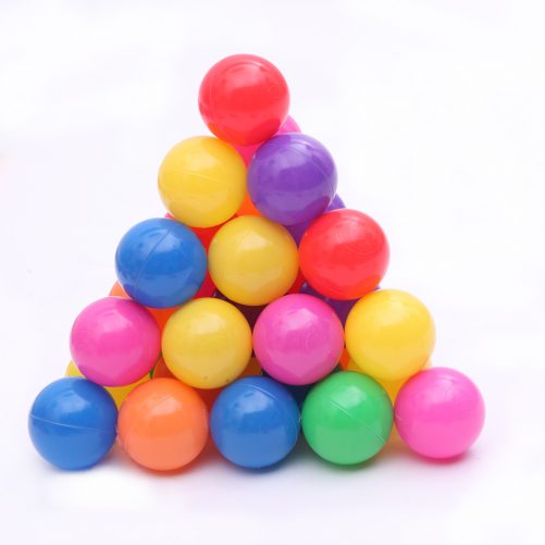 200pcs 5.5cm Fun Soft Plastic Ocean Ball, Colorful