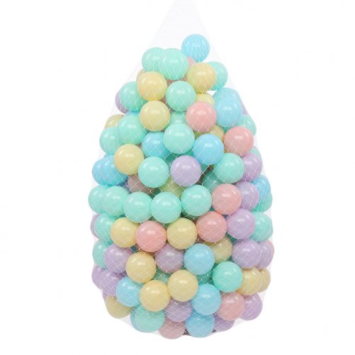 PE Ocean Ball, 5 Colors (Macaron) With Net Bag