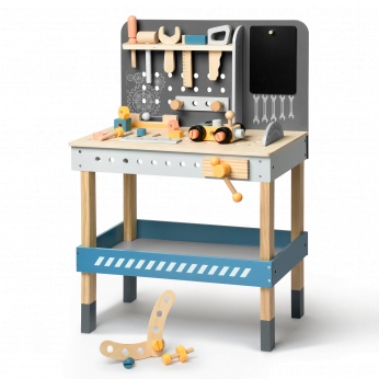 Wooden Tool Bench For Kids