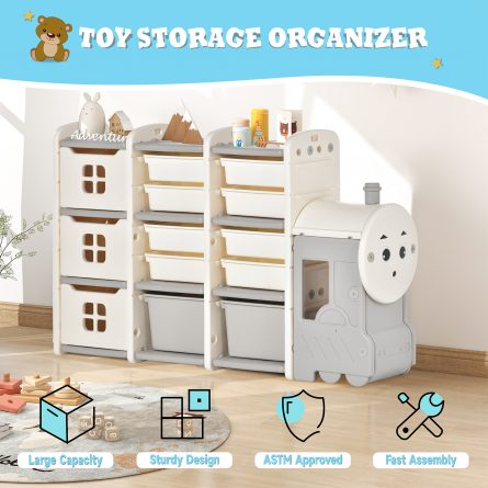 Kids Toy Storage Organizer Bin