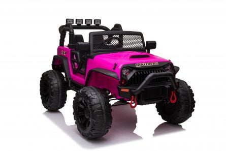 24v Jeep Double Drive Children Ride- On Car With 200w*2 12v9ah*2 Battery,parent Remote Control ,electron Assisted Steering Wheel Foot Pedal Led Lights,music Board With Usb/bluetooth/mp3/music/ Volum