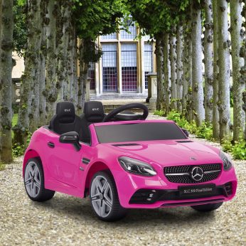 Benz SLC300 12v Ride On Car, Pink