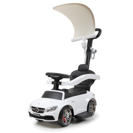 3-in-1 Ride On Push Car, White