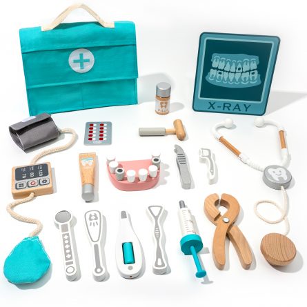 Wooden Doctor Kit For Toddlers