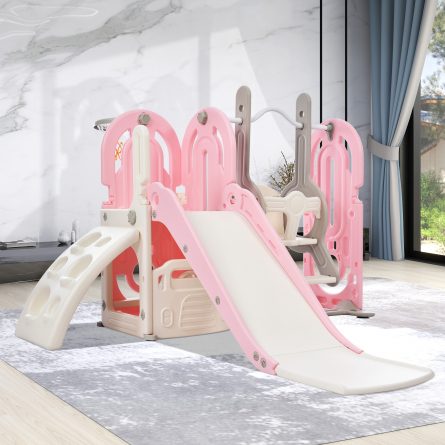 5 In 1 Slide And Swing Set