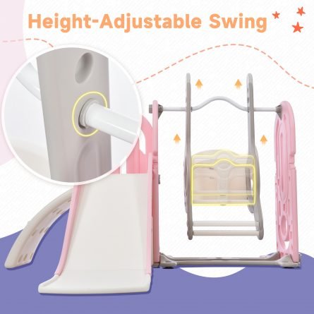 5 In 1 Slide And Swing Set