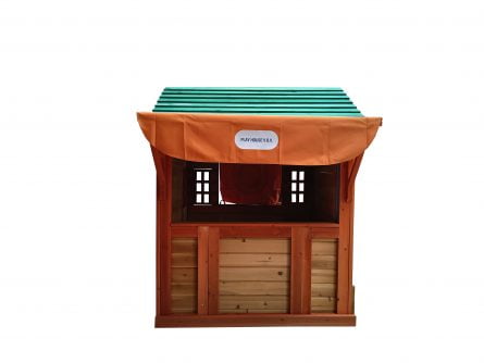 Outdoor Wooden 4-in-1 Game House
