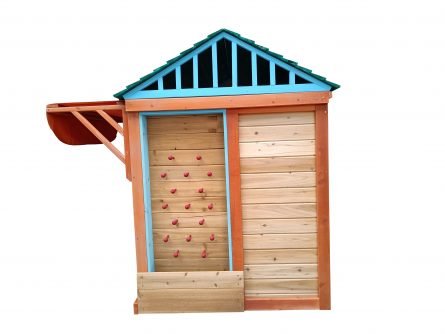 Outdoor Wooden 4-in-1 Game House