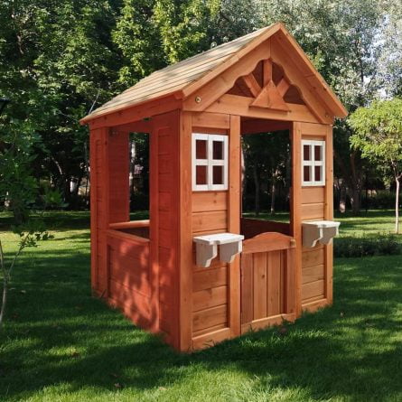 All Wooden Kids Playhouse