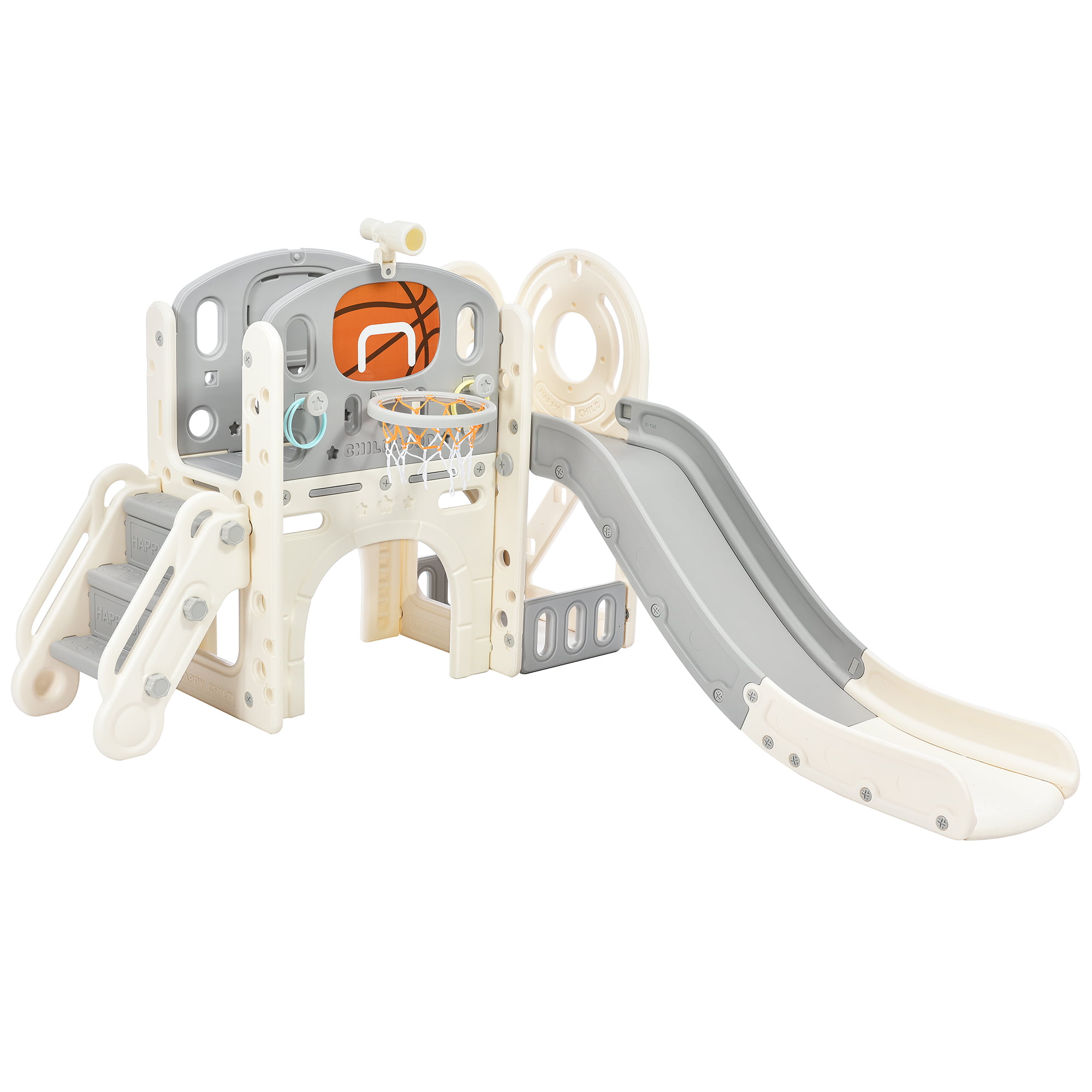 Crawling Castle Climbing Playhouse with Slide