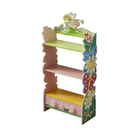 Hand Painted 3 Tier Flower Bookcase
