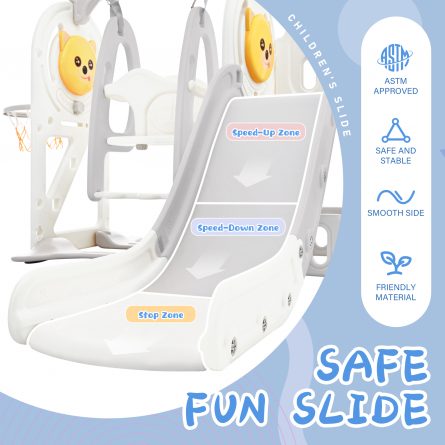 Slide and Swing Set For Toddler
