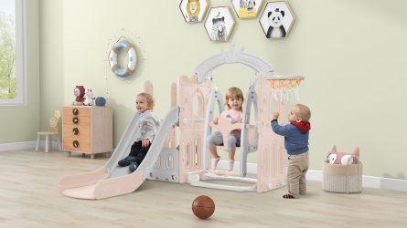 5 in 1 Toddler Slide and Swing Set