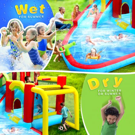 7 In1 Inflatable Slide Water Park