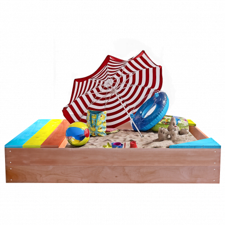 Children's Wooden Sandbox